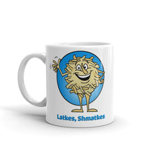 Load image into Gallery viewer, Latkes, Shmatkes mug